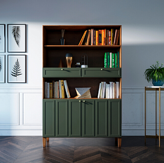 Стеллаж широкий двухстворчатый "Andersen" арт AN17